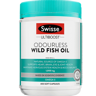 Swisse斯维诗高浓度深海鱼油omega3软胶囊DHA/EPA400粒成人中老年