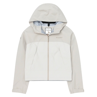 Discovery探索连帽短款冲锋衣女2025秋季新款防风运动服外套夹克