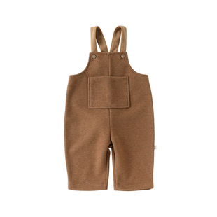 2025新款春秋冬男女童毛呢背带裤北欧风婴幼儿童宝宝背代连体长裤