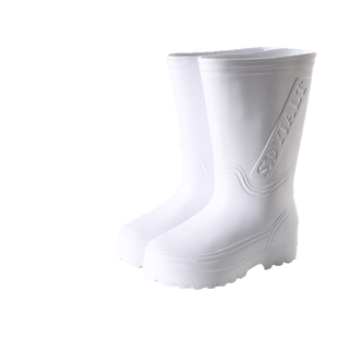 泡沫防滑水鞋雨鞋eva食品厂专用棉靴子防水男款水靴耐磨加绒胶鞋