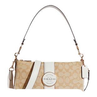 COACH 蔻驰 Lonnie Baguette 女士单肩包斜挎包腋下包 经典logo款