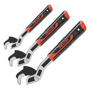 德力西活口扳手多功能扳手万用管钳工具套手快速开口自锁活动扳手