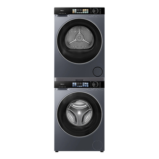 海尔洗烘套装【小红花】10kg直驱滚筒洗衣机全自动热泵烘干机37E