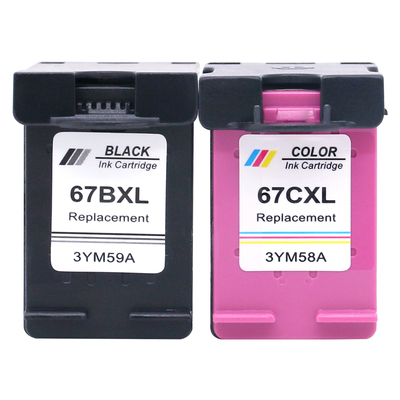 适用惠普67XL墨盒HP DeskJet 4120 4122 4125 4132打印机4135墨水