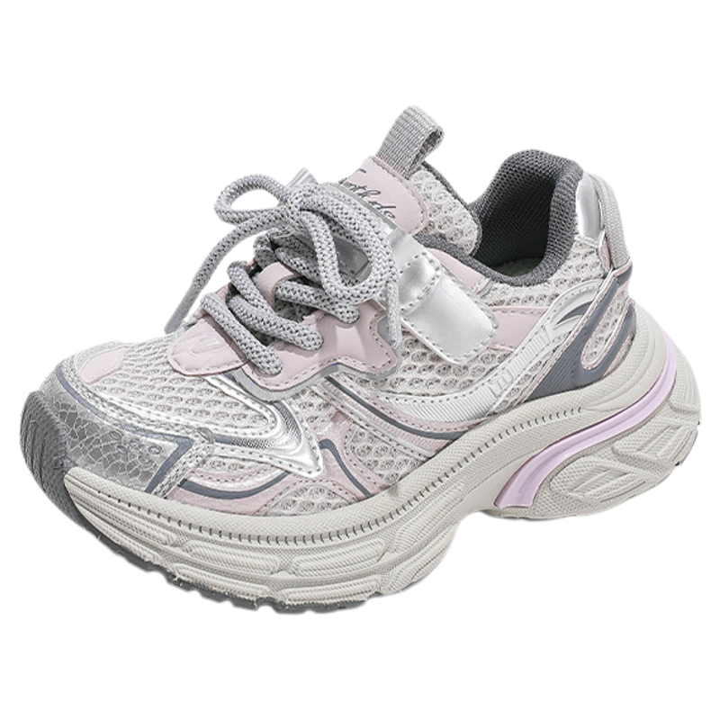 女童鞋子老爹鞋女款冬季儿童二棉运动鞋2025新款大童加绒超火棉鞋