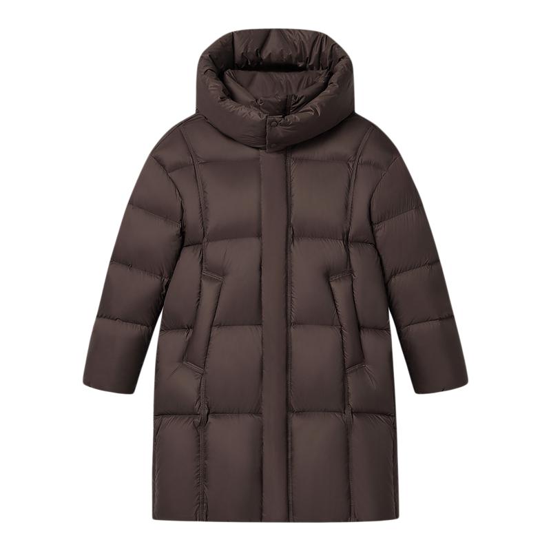 波司登新款儿童羽绒服女童泡芙冬季加厚保暖长款防寒服亲子款