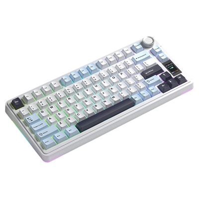 狼蛛S75pro三模机械键盘Keyboard无线蓝牙热插拔游戏办公通用F75