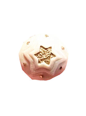 苏工猛犸象牙日月星辰纯金腰珠