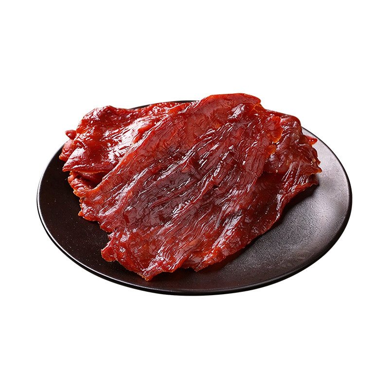 原切猪肉脯手撕猪肉干原味黑胡椒味靖江特产高蛋白质休闲小零食吃