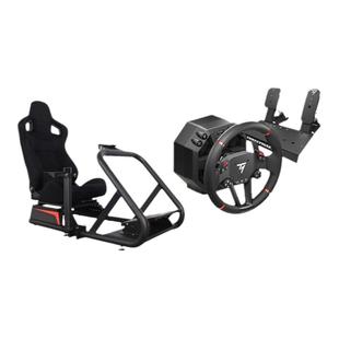 图马思特T598P直驱ARTcockpit pro赛车模拟器座椅支架鹿皮绒套装 仿真家用汽车驾驶舱座舱游戏方向盘图马斯特