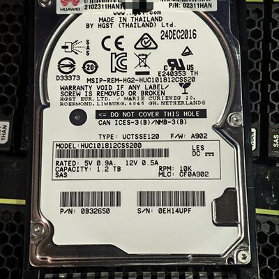议价 1.2T SAS 10K 12Gb 02311HAN适用