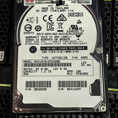 议价 1.2T SAS 10K 12Gb 02311HAN适用
