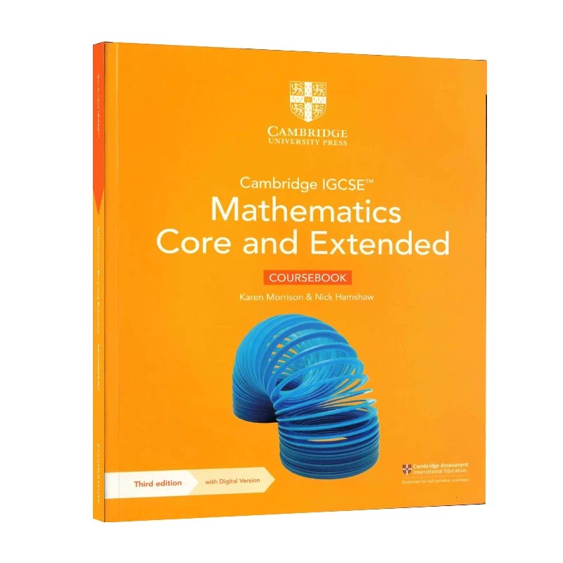 包邮进口英国剑桥大学出版社原版Cambridge IGCSE®Mathematics Core and Extended Coursebook  数学扩展学生用书 Third edition