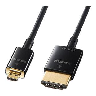 【日本直邮】SANWA SUPPLYHDMI线三和以太网兼容高速HDMI微型线5