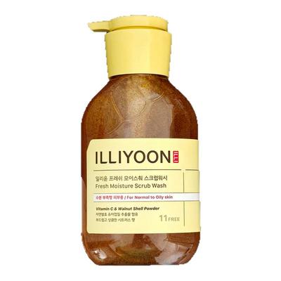 韩国illiyoon一理润柚子磨砂沐浴露温和清爽补水保湿olive young