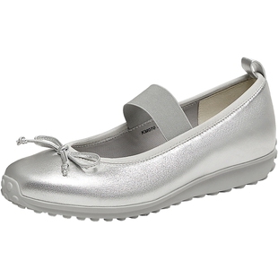 天美意2025秋新款芭蕾风蝴蝶结韩系百搭气质女玛丽珍鞋KM070AQ5