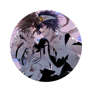 【幕醒森林】凹凸世界周边安迷修雷安色纸吧唧徽章挂件钥匙扣同人