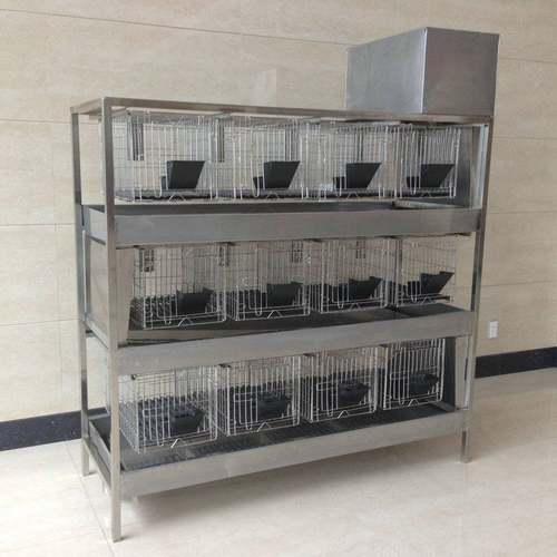 【热销】实验兔笼304不锈钢养殖兔笼干养式冲水式规格多【厂家直