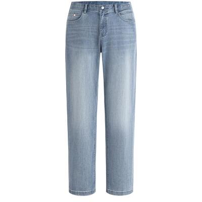 Navigare高弹抗菌阔腿牛仔裤