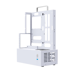 开放式机箱Itx电脑机架diy全高显卡240水冷MATX台式机箱巧美Q40