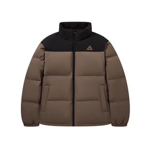 匹克驭雪羽绒服三防短款羽绒冬季新款棉服男运动休闲外套保暖女