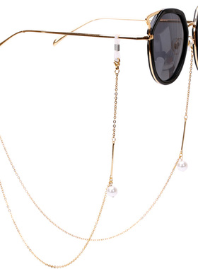 仲夏之晶钛钢简约气质眼镜链女