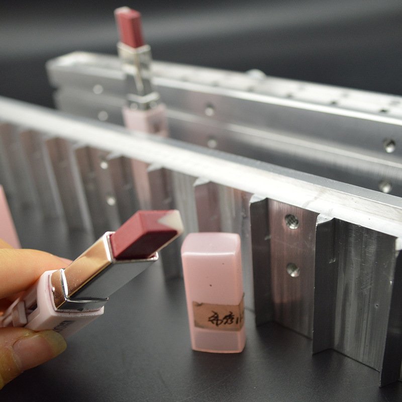 手工制作方形口红模具双色 12孔口红灌料模具 东莞口红模具厂