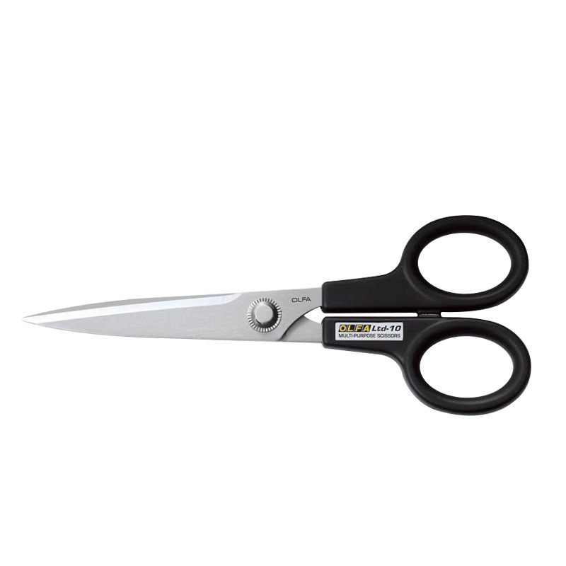 包邮原装进口日本OLFA不锈钢强力剪刀LTD-10剪刀防锈锋利耐用