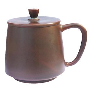 可开票钦州原矿坭兴陶全手工老板高档茶杯窑变陶瓷水杯礼盒包装