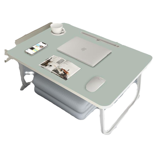 SUYA苏雅床上桌可折叠书桌宿舍上铺学生加高学习写字桌板简约ins风卧室飘窗吃饭小桌子纯色定制电脑支架炕桌