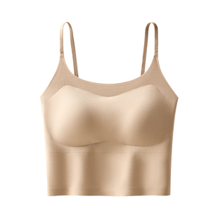 粉底液美背吊带背心女加厚杯2026春季带胸垫内搭内衣隐形无痕文胸