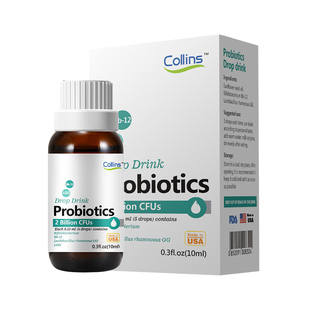 科琳思益生菌滴剂婴幼儿童可用双菌株Bb12 GG美国原装进口科林斯