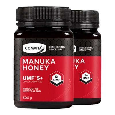 comvita康维他麦卢卡蜂蜜umf5+manuka新西兰500g*2瓶