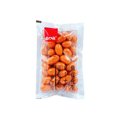 亿口佳鱼皮花生散称500g炒货休闲