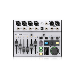 BEHRINGER/百灵达 FLOW8专业录音数字调音台直播演出声卡效果器
