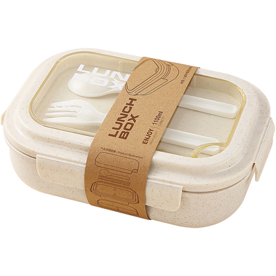 日式饭盒上班族可微波炉加热学生