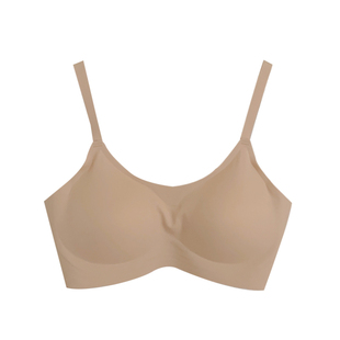 无痕内衣女无钢圈小胸聚拢收副乳吊带乳胶文胸罩学生舒适性感纯欲