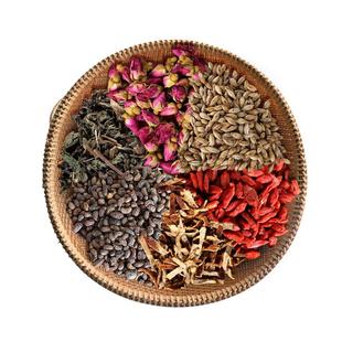 康美养发饮3.0原料 7剂 酒女贞子墨旱莲玫瑰花陈皮炒麦芽枸杞子