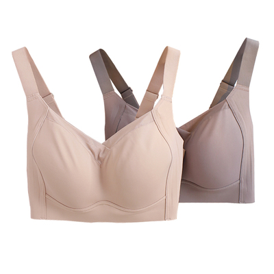 大胸光面无痕薄杯无钢圈内衣