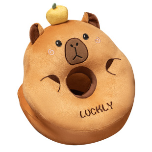 水豚卡皮巴拉午睡枕抱枕睡觉办公室儿童趴睡枕小学生午休神器趴枕