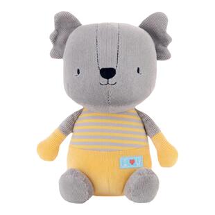 metoo咪兔呢子公仔可爱动物毛绒玩具考拉小狗布娃娃玩偶 儿童玩具