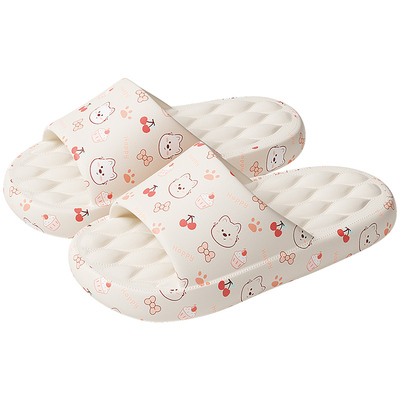 红豆买1送1情侣拖鞋女款夏季室内家居一对浴室防滑防臭eva凉拖男