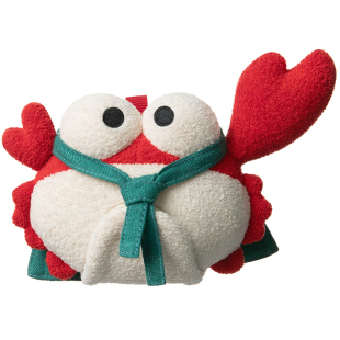 问童子 蟹将挂偶 毛绒布艺玩偶包包小挂件钥匙扣公仔玩具