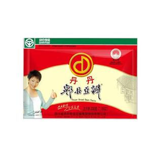 四川丹丹郫县豆瓣酱非红油郫县老豆瓣川菜之魂郫县豆瓣酱200g*3袋