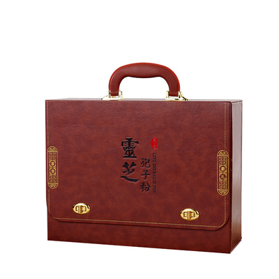 灵芝孢子粉手提式高档包装盒