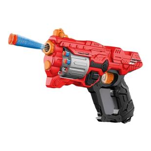 雄海玩具儿童吸盘软弹枪手枪连发疾风烈焰男孩子射击礼物大礼盒版