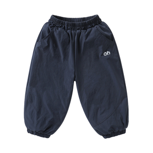 男童棉裤冬季加厚外穿儿童加绒裤子2025新款童装男孩夹棉保暖长裤