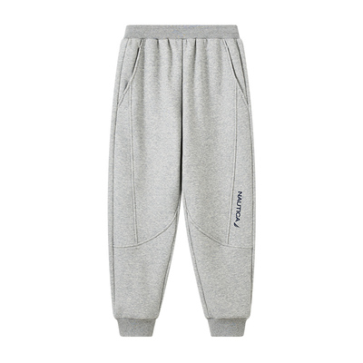 【加绒】NAUTICA童装 男童女童长裤秋冬季儿童摇粒绒加厚运动裤子