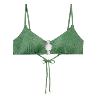 CALZEDONIA卡泽意袜夏季女闪亮丝线海边度假沙滩分体式泳衣裤1811