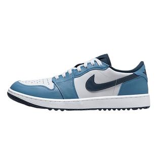 Nike耐克男鞋AJ1白蓝高尔夫鞋缓震复古篮球鞋低帮板鞋DD9315-115